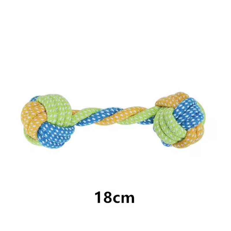 Interactive Cotton Rope Dog Toys: Mini Balls and Chew Accessories for Large and Small Dogs