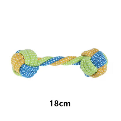 Interactive Cotton Rope Dog Toys: Mini Balls and Chew Accessories for Large and Small Dogs