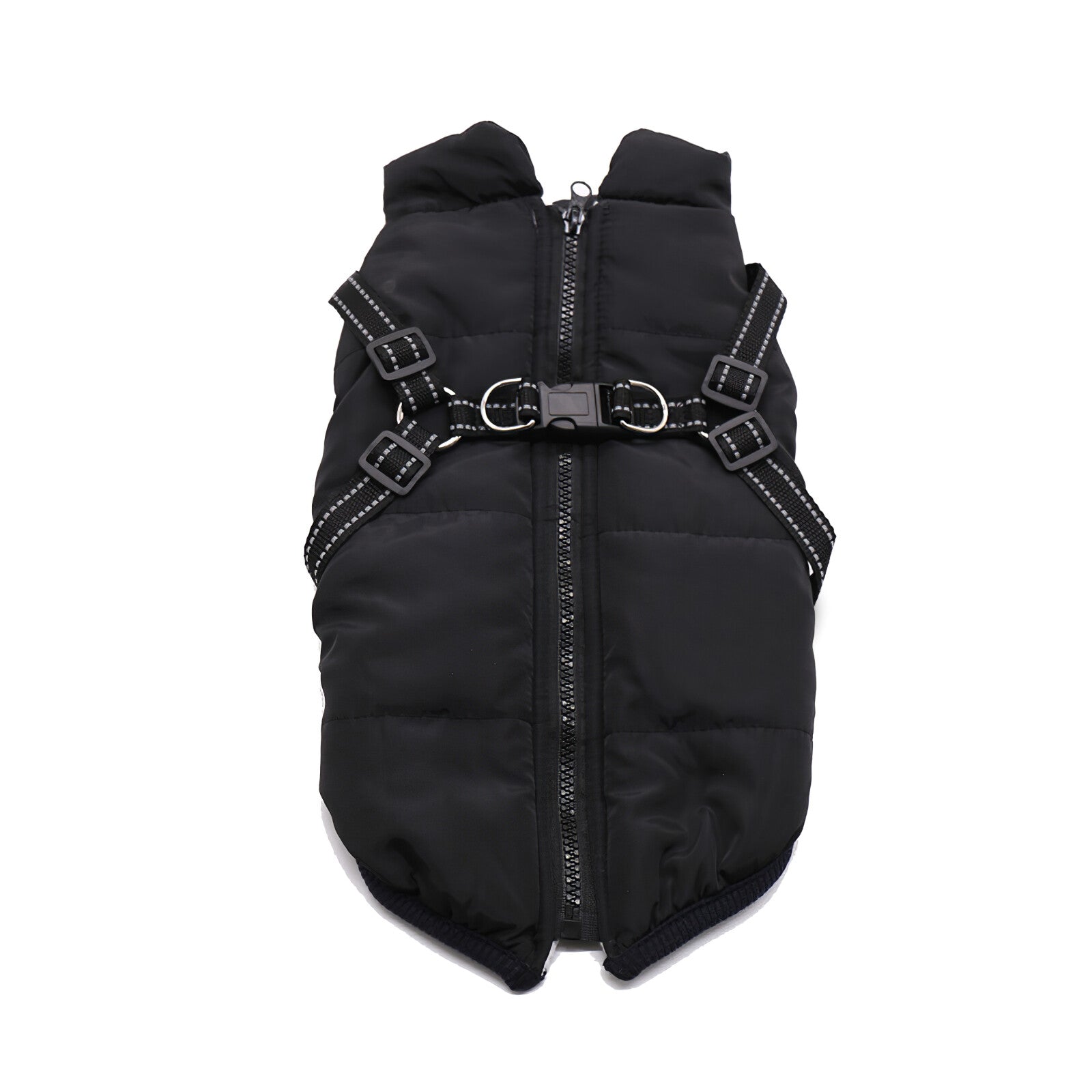 UK Autumn/Winter Pet Vest - Warm Padded Coat with Harness and Zip Jacket for Dogs and Cats