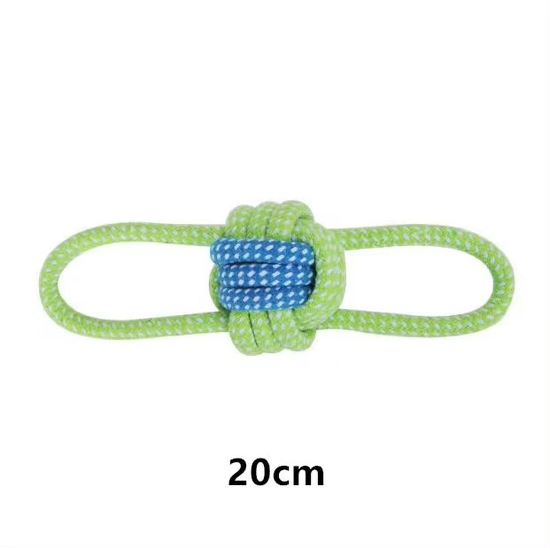 Interactive Cotton Rope Dog Toys: Mini Balls and Chew Accessories for Large and Small Dogs