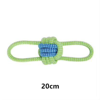 Interactive Cotton Rope Dog Toys: Mini Balls and Chew Accessories for Large and Small Dogs