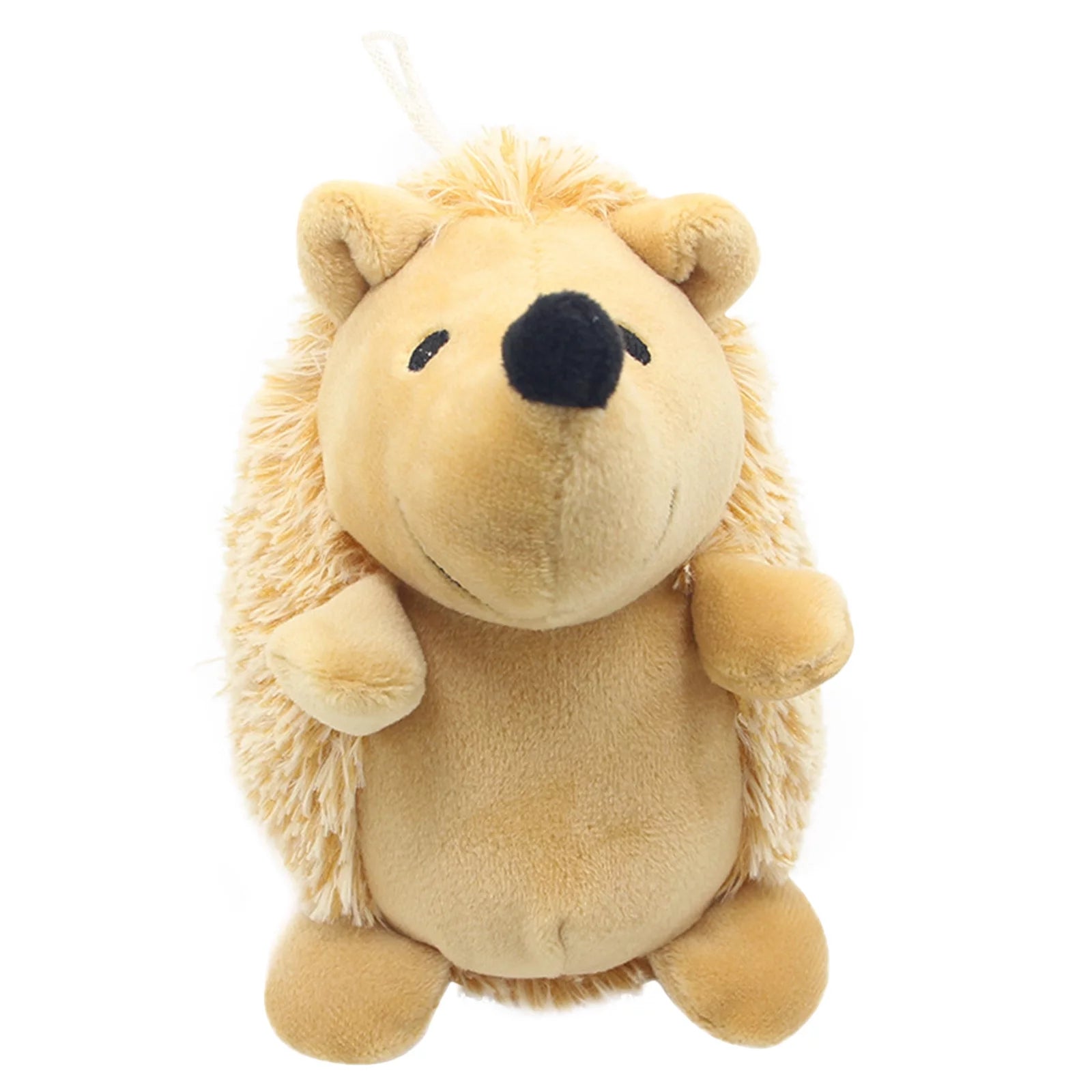Soft Plush Squeaky Hedgehog Dog Toy - Ideal for Biting, Training, and Playtime for Dogs and Puppies
