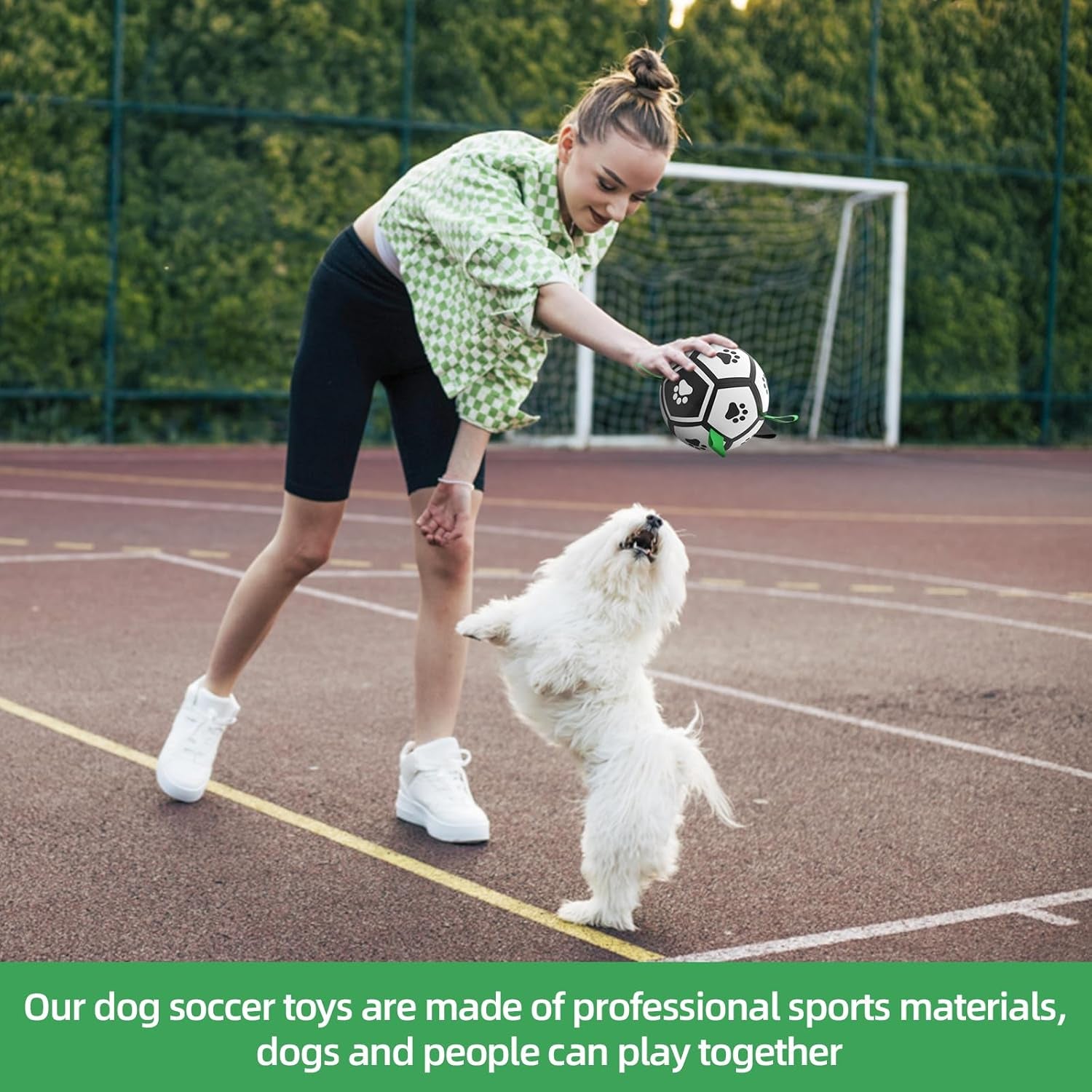 Dog Balls Dog Football Toys Dog Toy Ball (5 Inch Small) | Durable High Bounce Floating Dog Balls, Dog Water Toys, Interactive Dog Ball Indoor Outdoor Play, Ideal Dog Birthday Gifts