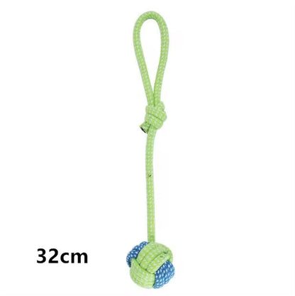Interactive Cotton Rope Dog Toys: Mini Balls and Chew Accessories for Large and Small Dogs