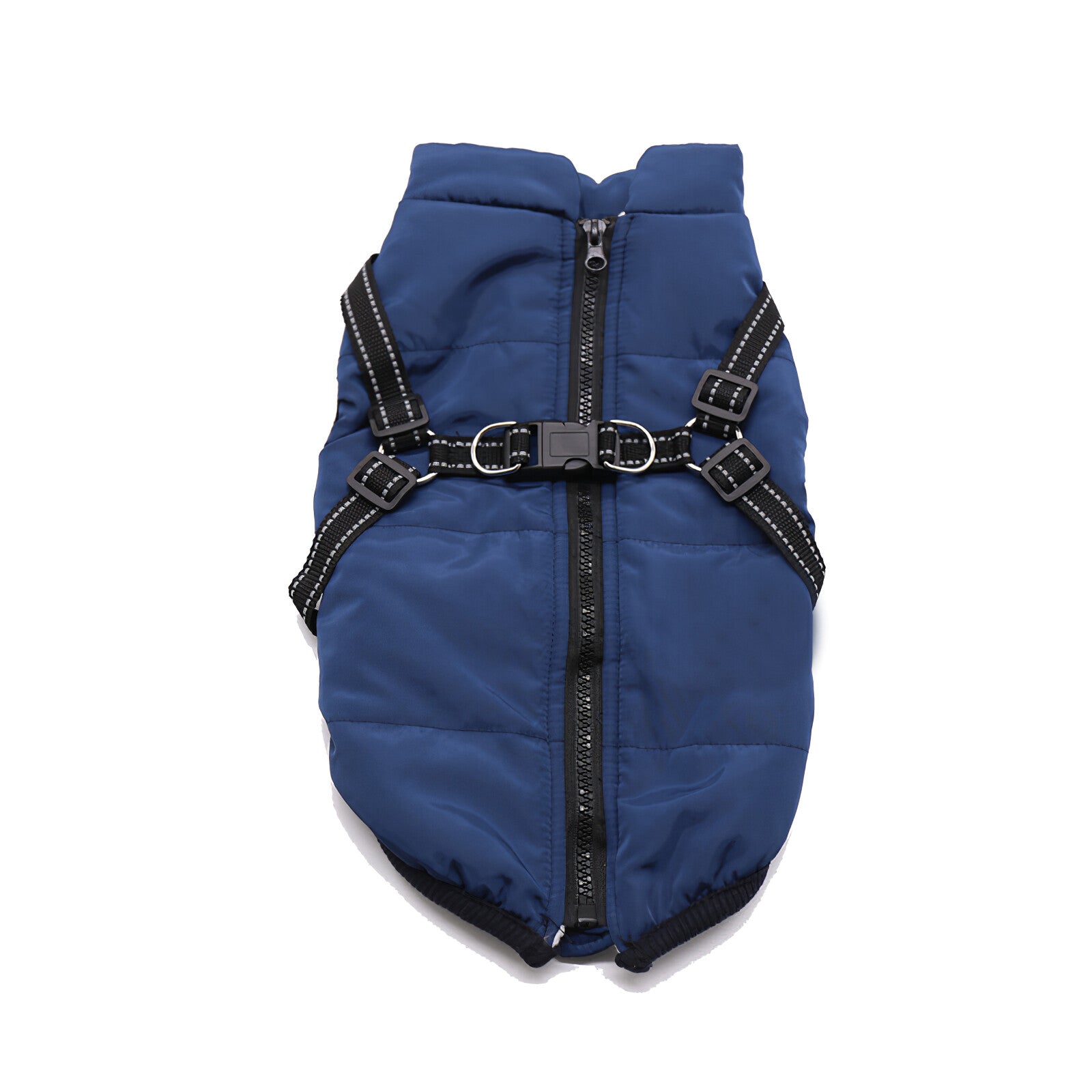 UK Autumn/Winter Pet Vest - Warm Padded Coat with Harness and Zip Jacket for Dogs and Cats