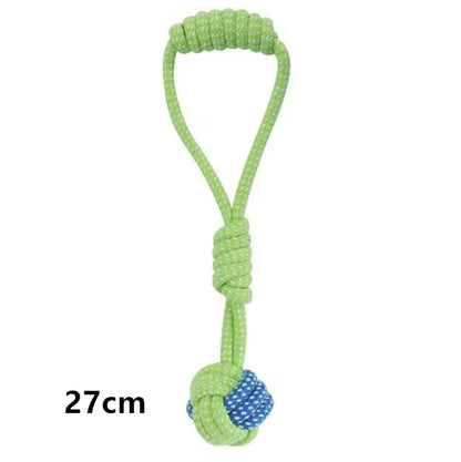 Interactive Cotton Rope Dog Toys: Mini Balls and Chew Accessories for Large and Small Dogs