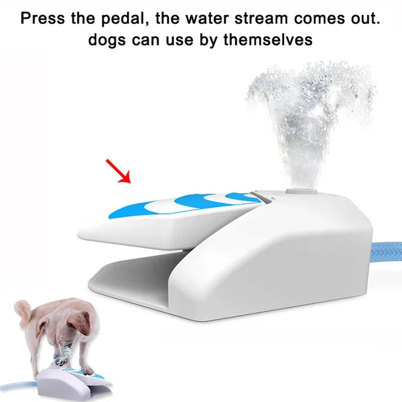 Automatic Outdoor Pet Water Fountain and Interactive Feeding Dispenser for Dogs and Cats