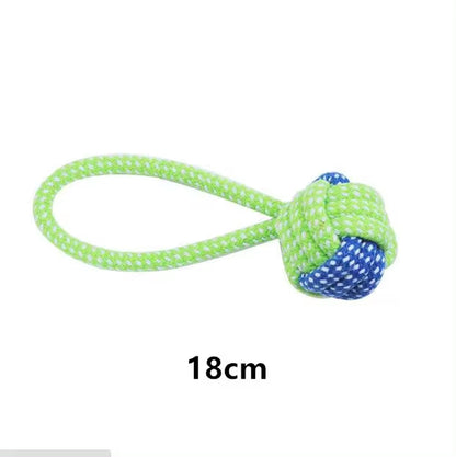 Interactive Cotton Rope Dog Toys: Mini Balls and Chew Accessories for Large and Small Dogs