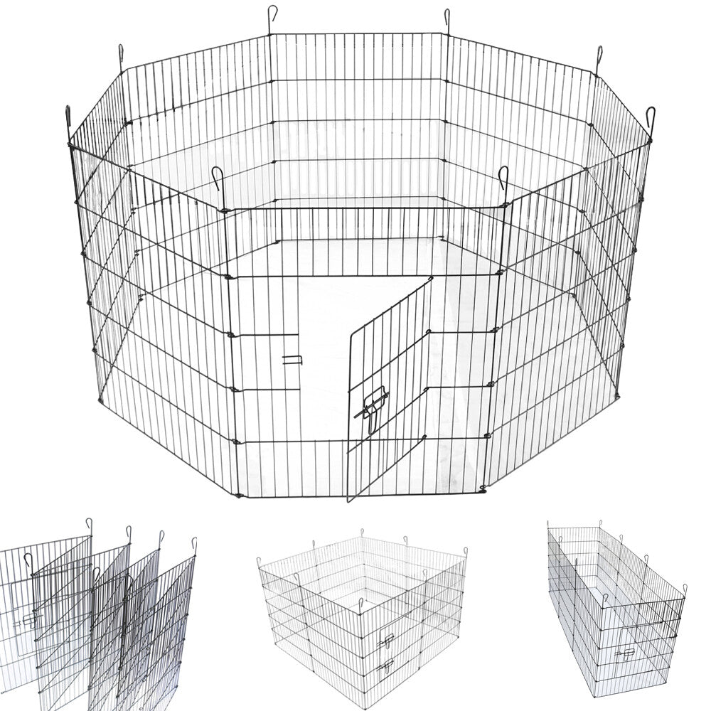 Outdoor Foldable Dog Playpen and Enclosure for Pets and Rabbits