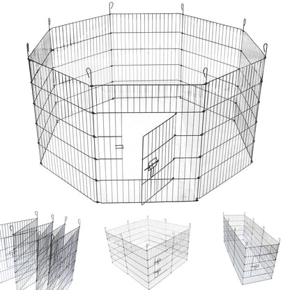 Outdoor Foldable Dog Playpen and Enclosure for Pets and Rabbits