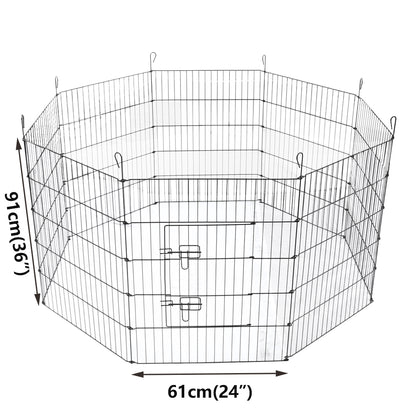 Outdoor Foldable Dog Playpen and Enclosure for Pets and Rabbits