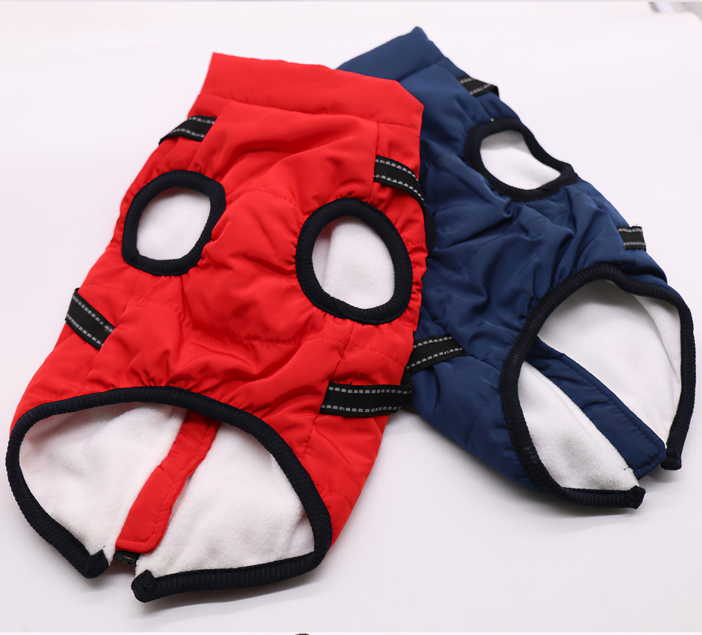 UK Autumn/Winter Pet Vest - Warm Padded Coat with Harness and Zip Jacket for Dogs and Cats