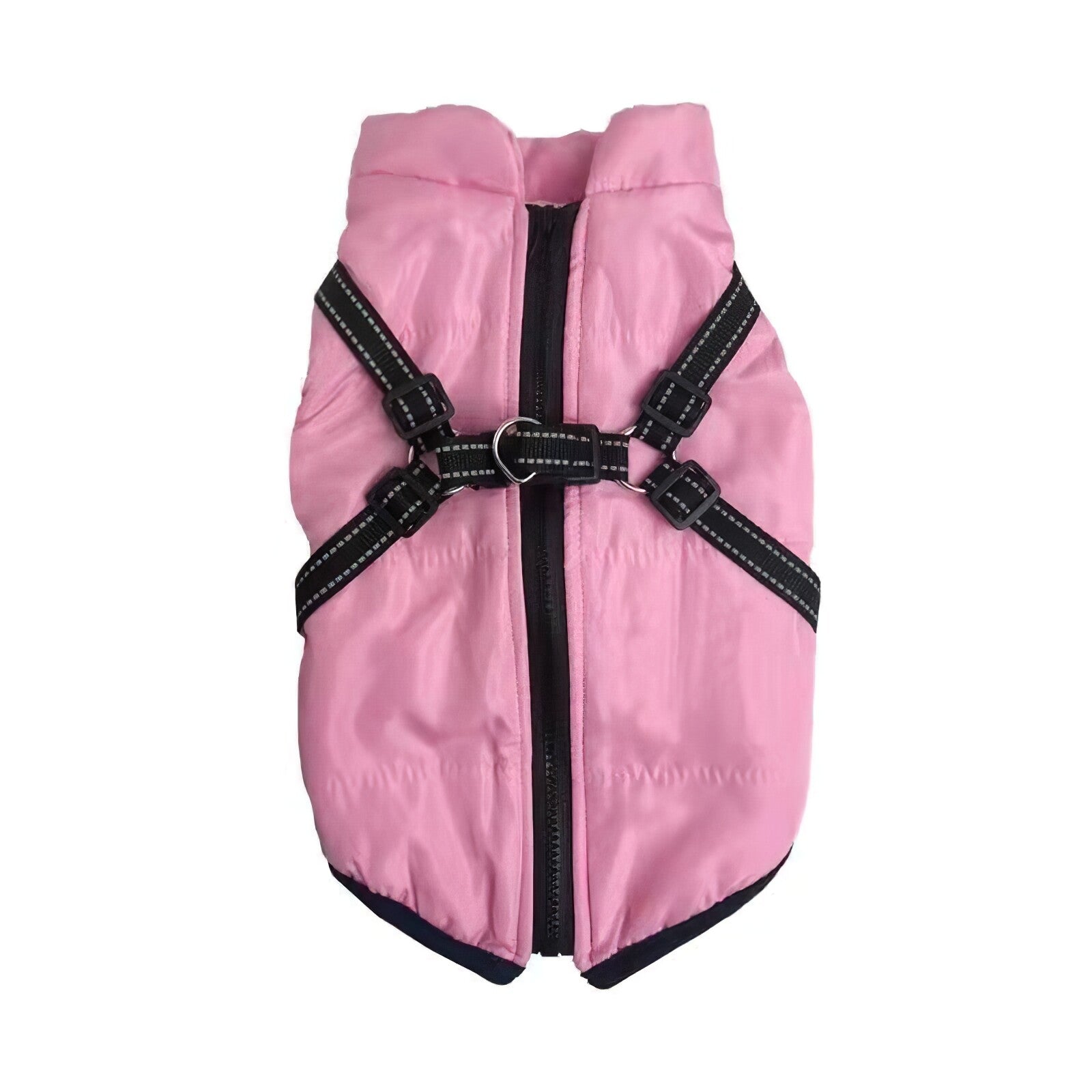 UK Autumn/Winter Pet Vest - Warm Padded Coat with Harness and Zip Jacket for Dogs and Cats